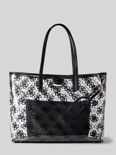 Guess Tote Bag in semitransparentem Design Modell 'TUANA' Black 4