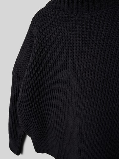 s.Oliver RED LABEL Strickpullover mit Stehkragen Black 2