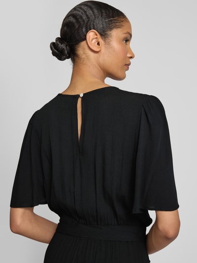 ICHI Jumpsuit met strikceintuur, model 'MARRAKECH' Zwart - 3