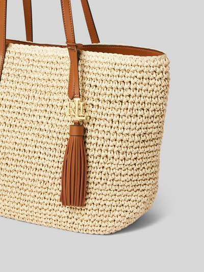 Lauren Ralph Lauren Shopper mit Label-Applikation Sand 3