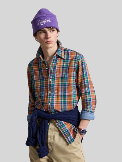 Polo Ralph Lauren Regular Fit Freizeithemd mit Logo-Stitching Gruen 4