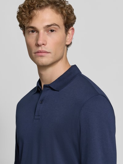 Christian Berg Men regular fit poloshirt van puur katoen Donkerblauw - 3