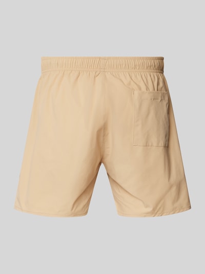 BOSS Badehose mit elastischem Bund Modell 'Iconic' Camel 3