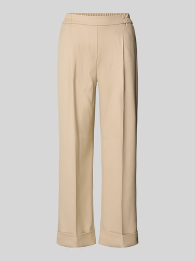 OPUS Stoffhose mit elastischem Bund Modell 'Maikito' Beige 2
