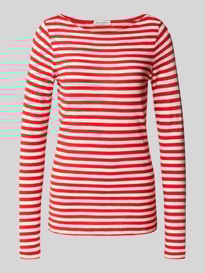 Marc O'Polo Slim fit shirt met lange mouwen van puur katoen Lichtrood - 2