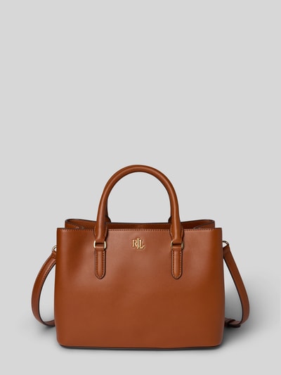 Lauren Ralph Lauren Handtasche mit Tragehenkel Modell 'MARCY' Cognac 2