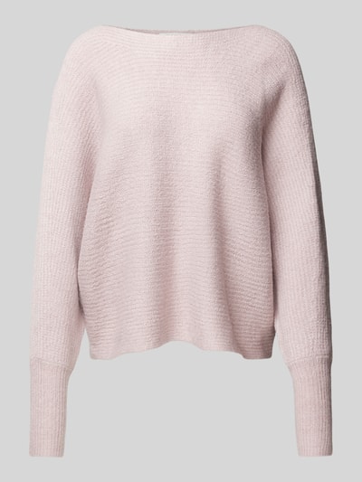 Only Pullover mit überschnittenen Schultern Modell 'DANIELLA' Rosa Melange 2