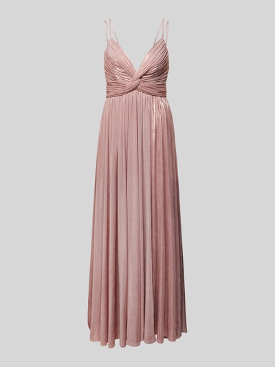 Hey Kyla Abendkleid mit Raffungen Mauve 1