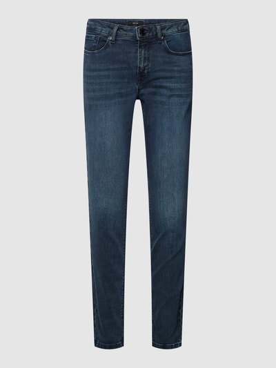 OPUS Jeans mit Knopf- und Reißverschluss Modell 'Elma' Dunkelblau 2