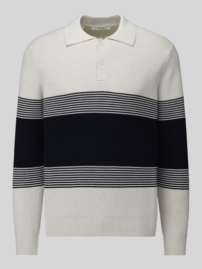 Selected Regular Fit Pullover aus reiner Baumwolle Marine 2
