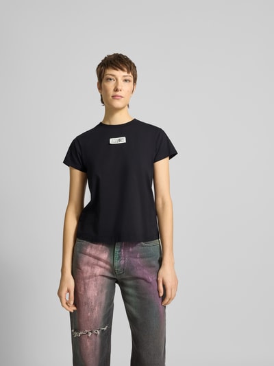 MM6 Maison Margiela T-Shirt mit Label-Detail Black 4