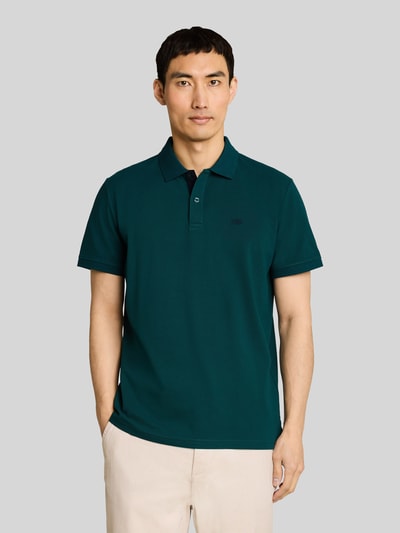 Tom Tailor Regular Fit Poloshirt aus reiner Baumwolle Petrol 4