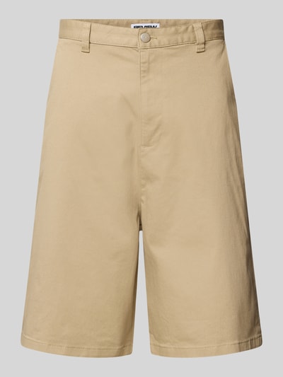 REVIEW Bermuda met steekzakken Taupe - 2