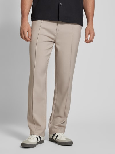 Pegador Stoffhose mit französische Eingrifftaschen Dunkelbraun 4