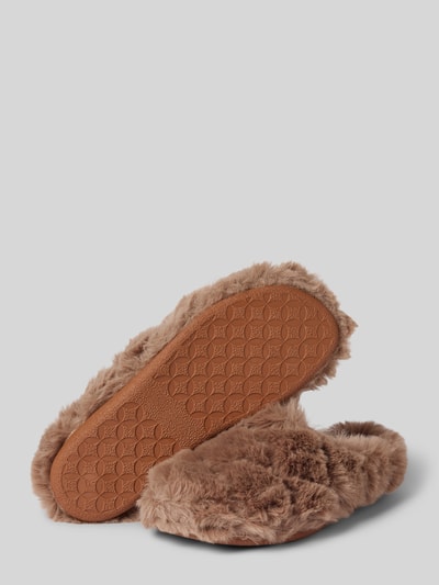 Marc Cain Bags & Shoes Slippers van imitatiebont Taupe - 3