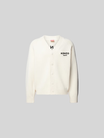 Kenzo Cardigan in Strick-Optik Offwhite 1