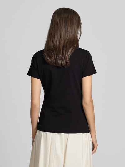 Liu Jo White T-shirt met siersteentjes Zwart - 5