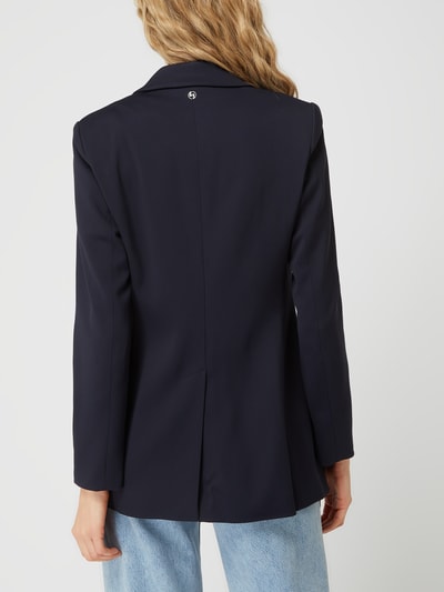 comma Blazer met stretch  Marineblauw - 5