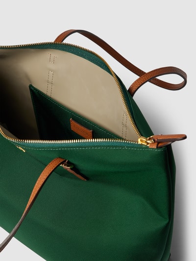 Lauren Ralph Lauren Tote Bag mit Label-Detail Modell 'KEATON' Dunkelgrün 4