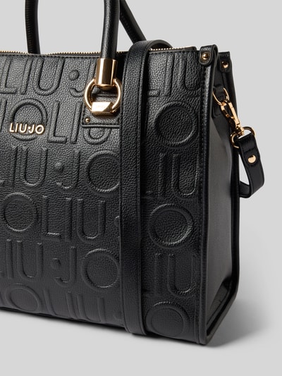 Liu Jo White Tote Bag in Leder-Optik Black 3