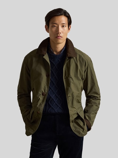 Polo Ralph Lauren Regular Fit Steppjacke aus Baumwoll-Mix Oliv 5