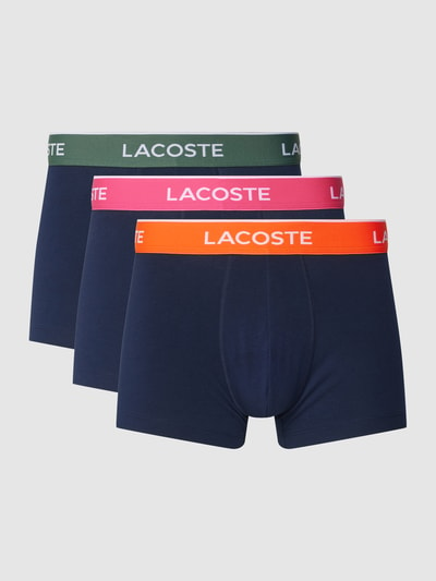 Lacoste Trunks mit elastischem Bund im 3er-Pack Orange 1