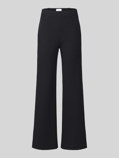 SEDUCTIVE Regular fit wijdte broek van viscosemix model 'KIMBERLEY' Zwart - 2