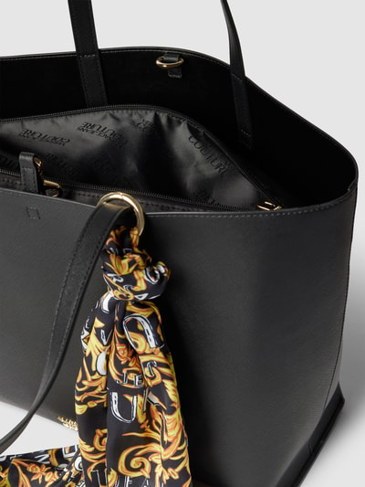 Versace Jeans Couture Shopper mit Label-Applikation Modell 'SHOPPER' Black 5