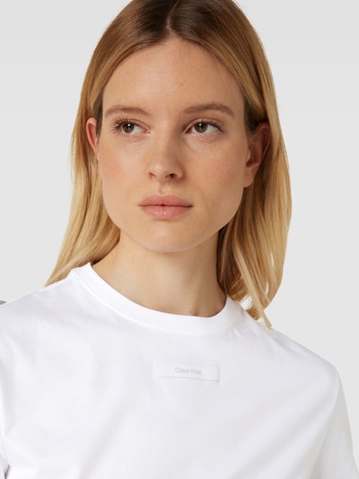 Calvin Klein Womenswear T-Shirt mit Label-Detail Weiss 3