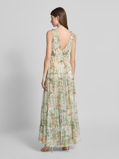 LACE & BEADS Avondjurk in laagjeslook met V-hals Lichtgroen - 5