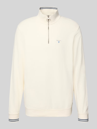 Barbour Slim Fit Sweatshirt aus reiner Baumwolle Modell 'ROSFORD' Sand 2