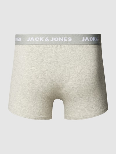 Jack & Jones Obcisłe bokserki z elastycznym paskiem z logo w zestawie 5 szt. Czarny 3