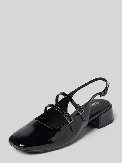 Tamaris Czółenka na słupku Czarny 1