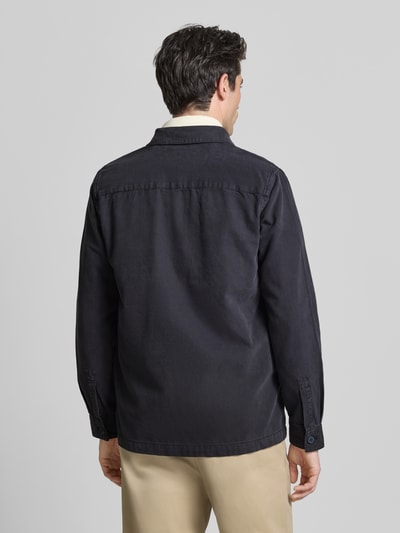 Barbour Regular Fit Hemdjacke aus reiner Baumwolle Marine 5
