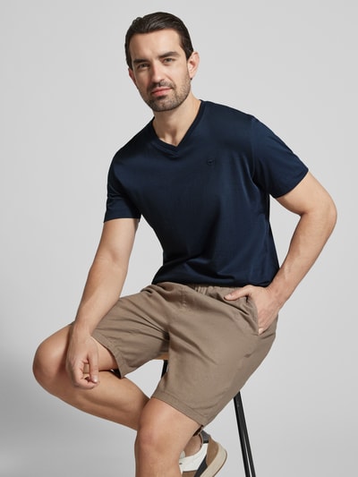 Tom Tailor Regular Fit T-Shirt aus reiner Baumwolle Marine 3
