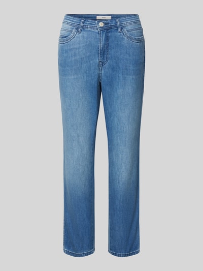 Brax Slim Fit Jeans mit verkürztem Schnitt Modell 'STYLE.MARY' Blau 2