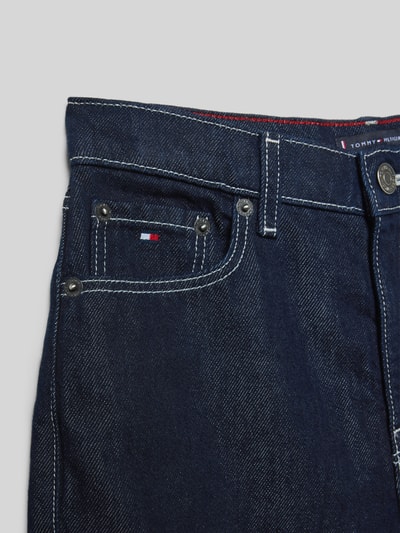 Tommy Hilfiger Teens Baggy Jeansshorts aus Baumwoll-Lyocell-Mix Dunkelblau 2