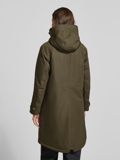 Didriksons Parka met capuchon, model 'LUNA' Donkergroen - 5