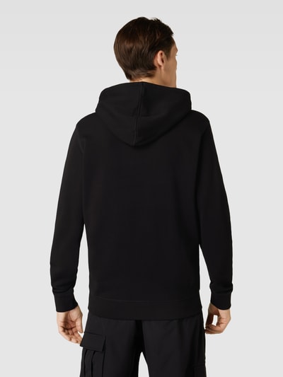 BOSS Orange Hoodie met labeldetail, model 'Wetalk' Zwart - 5