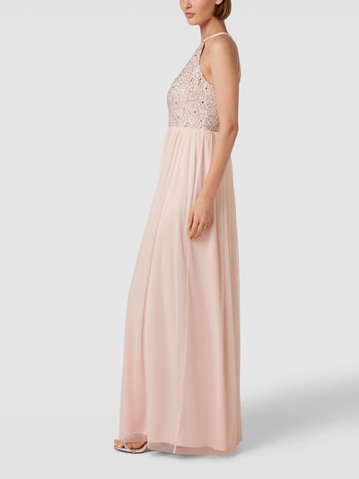 Jake*s Cocktail Abendkleid mit Paillettenbesatz Hellrosa 4