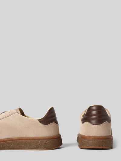 Gant Sneakers van leer met vetersluiting, model 'Cuzmo' Taupe - 2