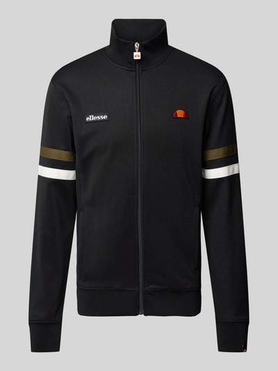 Ellesse Sweatjacke mit gerippten Abschlüssen Black 1