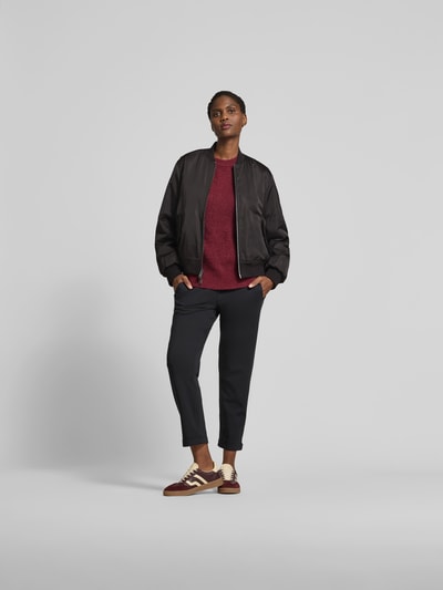 Juvia Regular Fit Bomberjacke mit Stehkragen Black 1