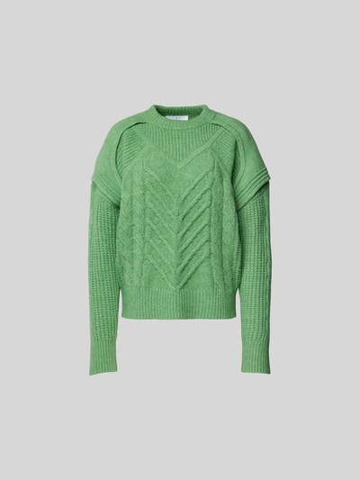 Iro Pullover in Strick-Optik Gruen 2