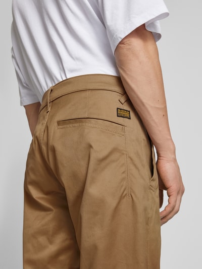 G-Star Raw Tapered Fit Chino mit Gürtelschlaufen Modell 'Morry' Beige 3