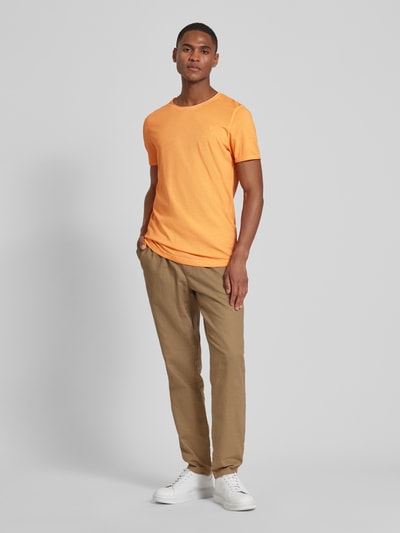 JOOP! Jeans T-Shirt mit Rundhalsausschnitt Modell 'Clark' Orange 1