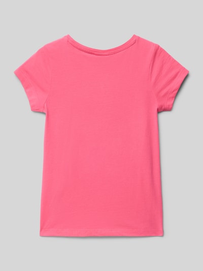 s.Oliver RED LABEL Regular Fit T-Shirt mit interaktivem Design Pink 3