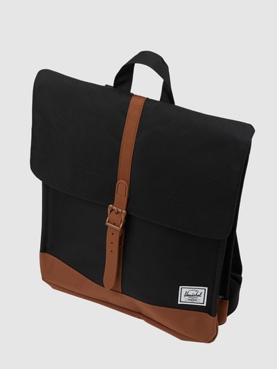 Herschel Rucksack mit Logo-Applikation Modell 'City' Black 2