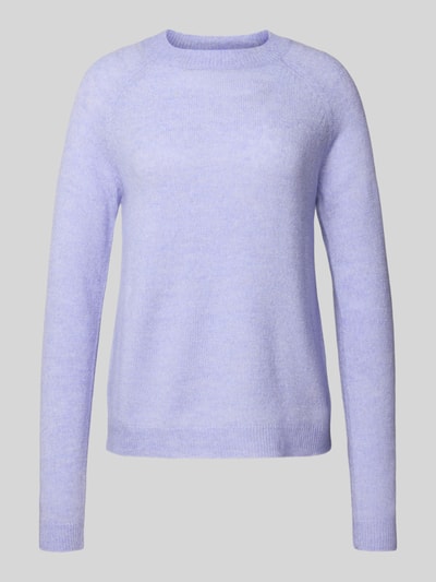 Pieces Regular fit coltrui met raglanmouwen, model 'JULIANA' Lichtblauw - 2