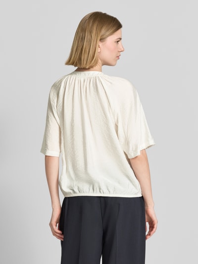 s.Oliver RED LABEL Relaxed Fit Blusenshirt aus Viskose-Mix Ecru 5